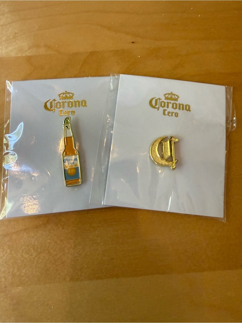 Two Corona Pins